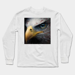 USA, Bald Eagle, America, American Flag, Long Sleeve T-Shirt